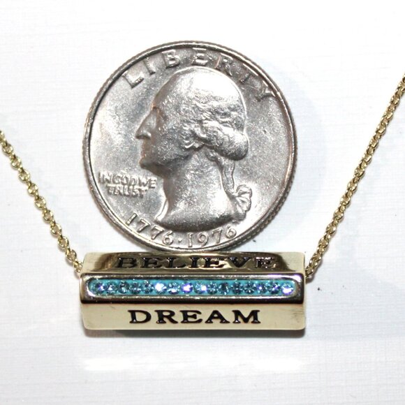 Gold Tone Sterling Silver Rachel Zoe Inspirational Dream Necklace - Picture 6 of 7